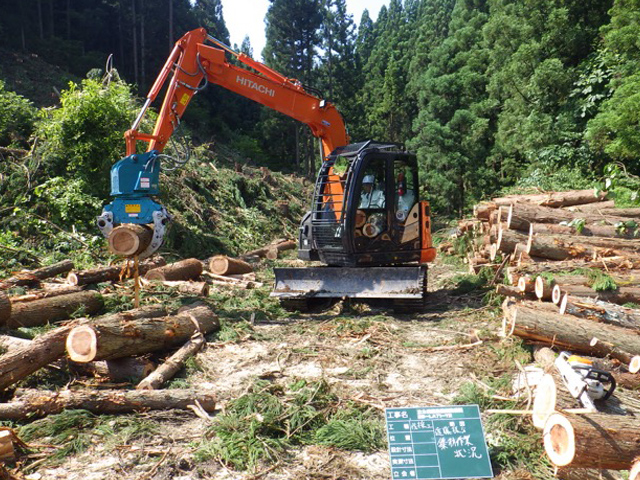 森林事業の施工例