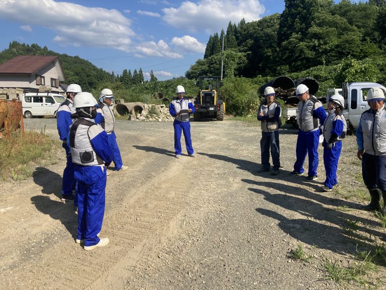 建設森林部「防災訓練」を実施しました。