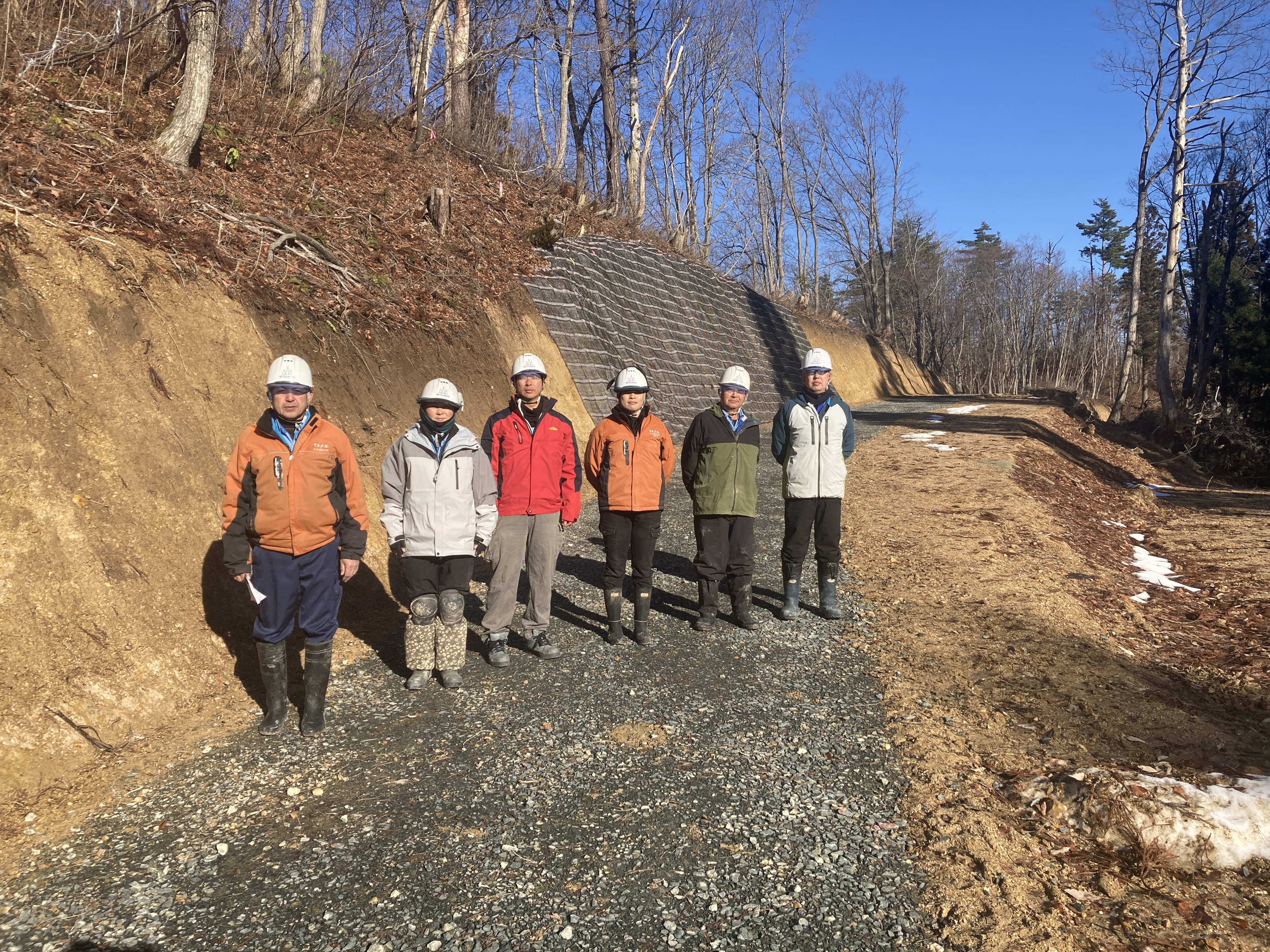 完成「上楢沢1･2号線林業専用道整備工事」